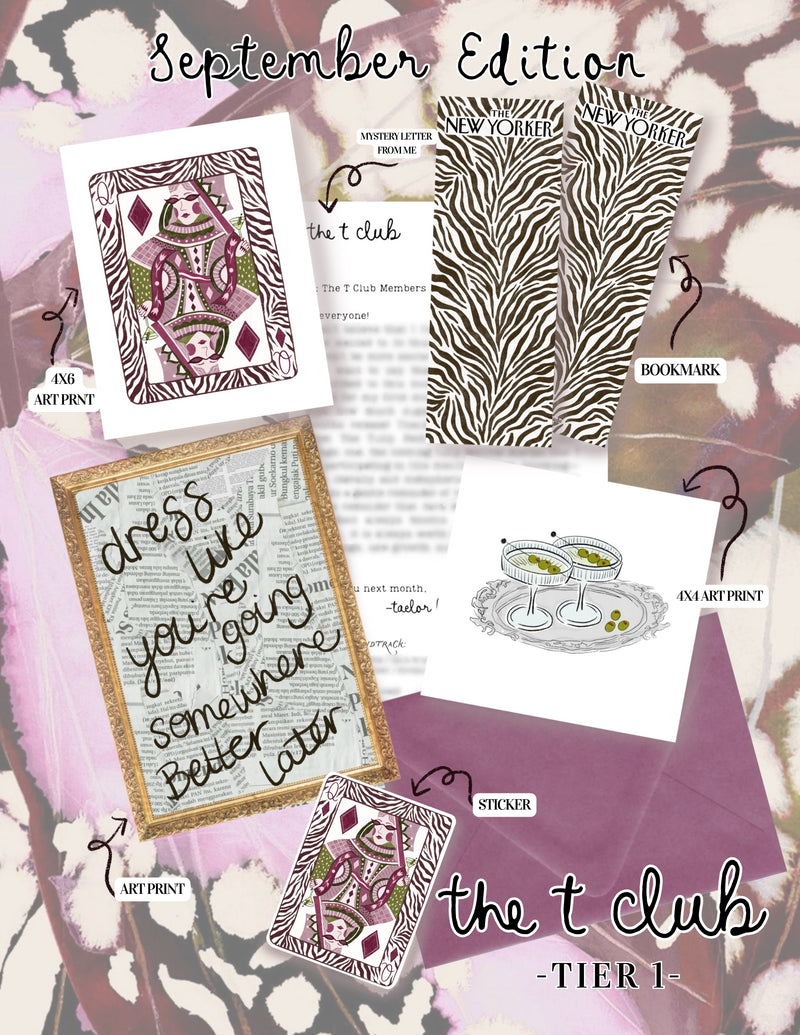 The T Club – Stationery Edition
