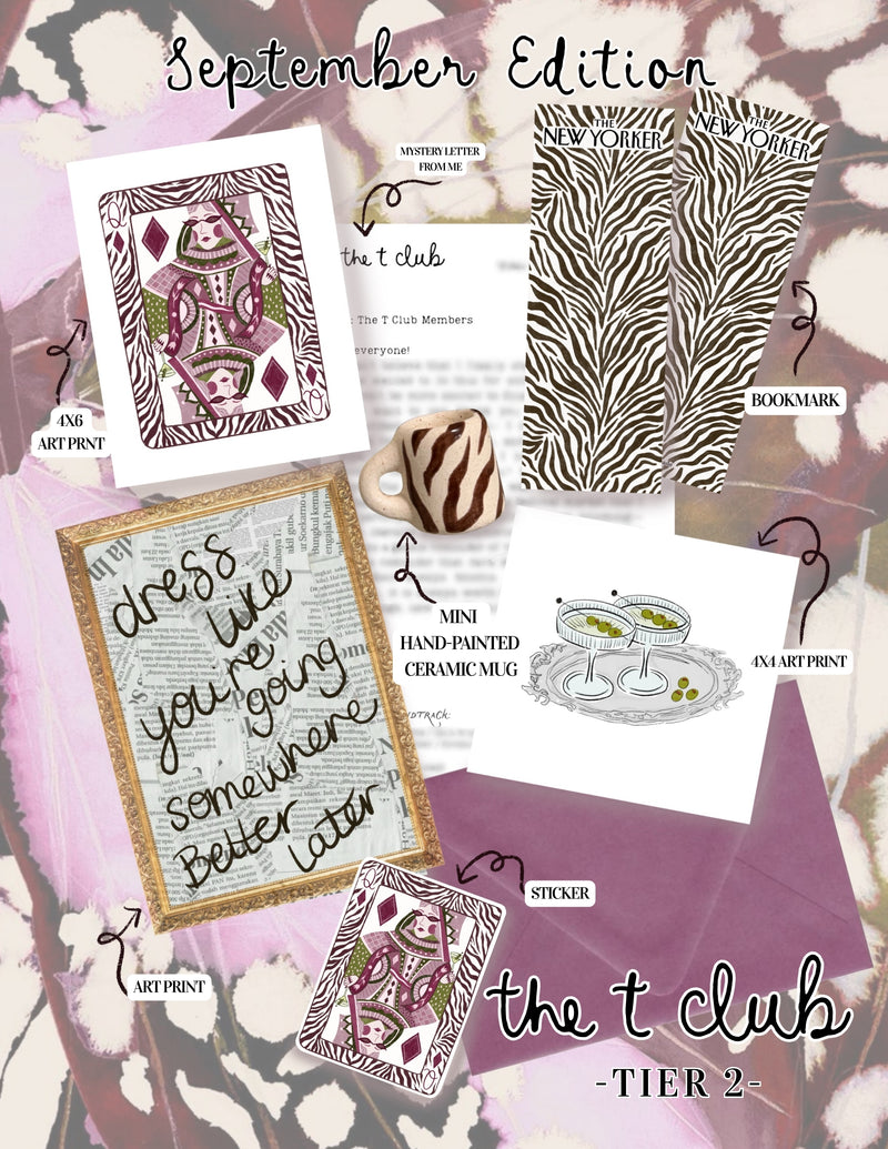 The T Club – Stationery + Ceramic Edition