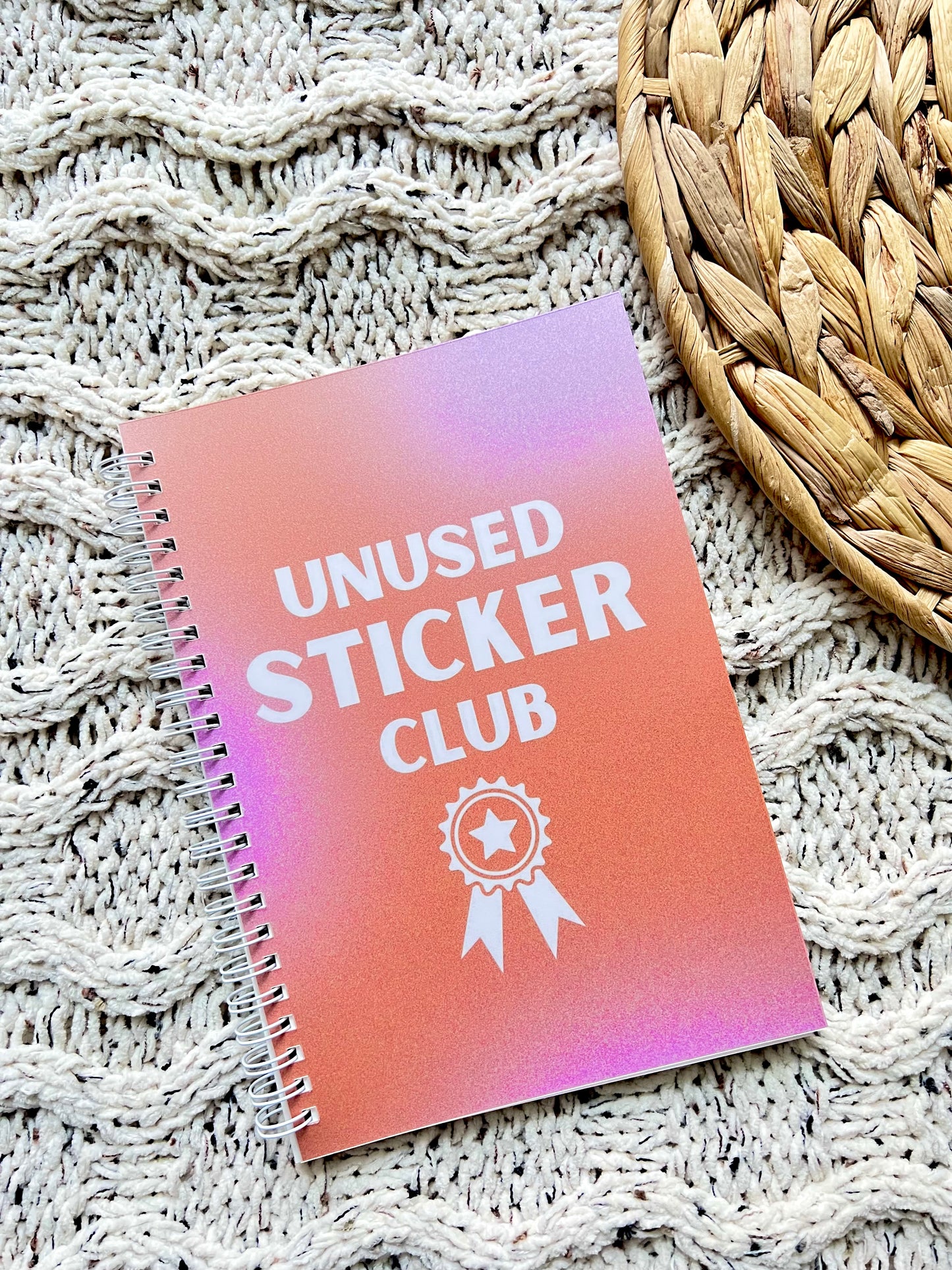 Unused Sticker Club Reusable Sticker Book