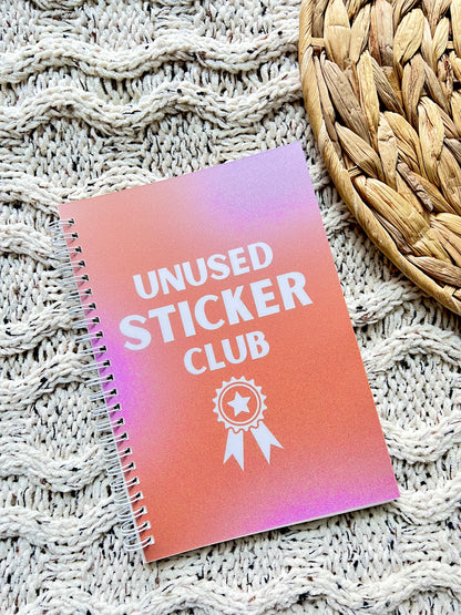 Unused Sticker Club Reusable Sticker Book